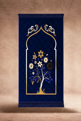 Colorfull Flower - Navy Blue