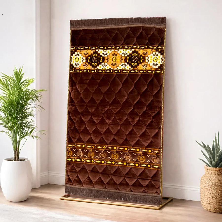 Rhombus Shape - Chocolate Brown
