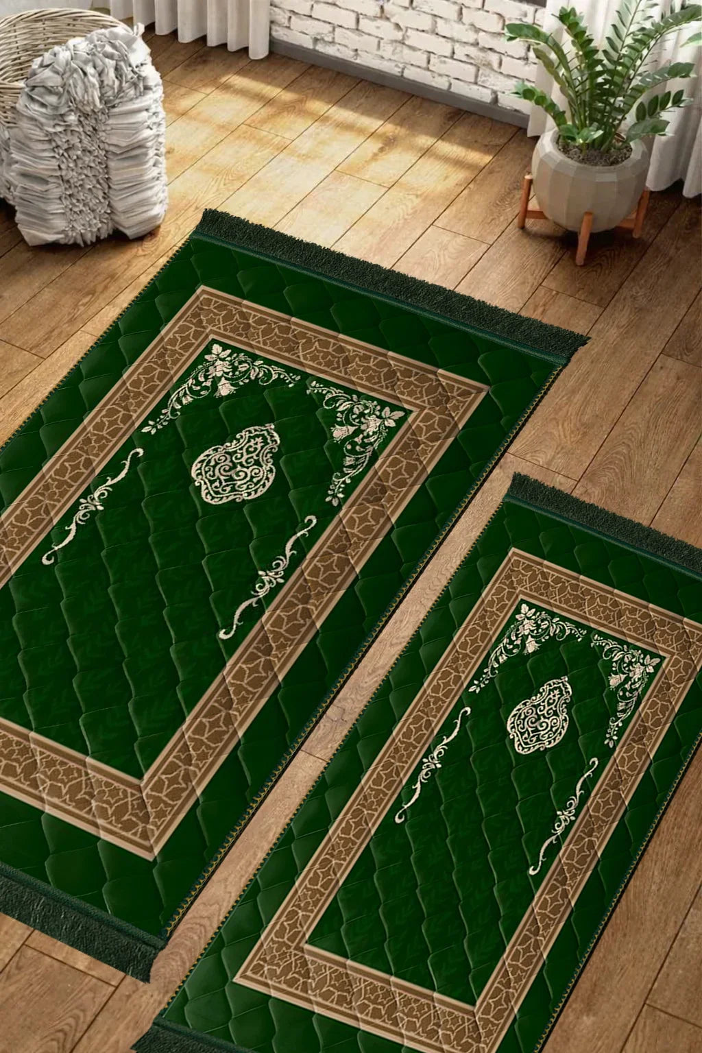 Green Ghilaf e Kaaba - Couple Pack