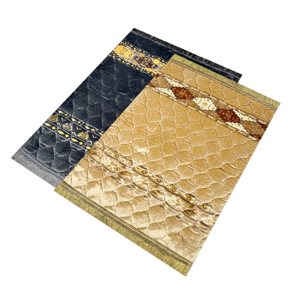 GOLD SERIES PRAYER MAT BUNDLE COUPLE DEAL 2 PIECES