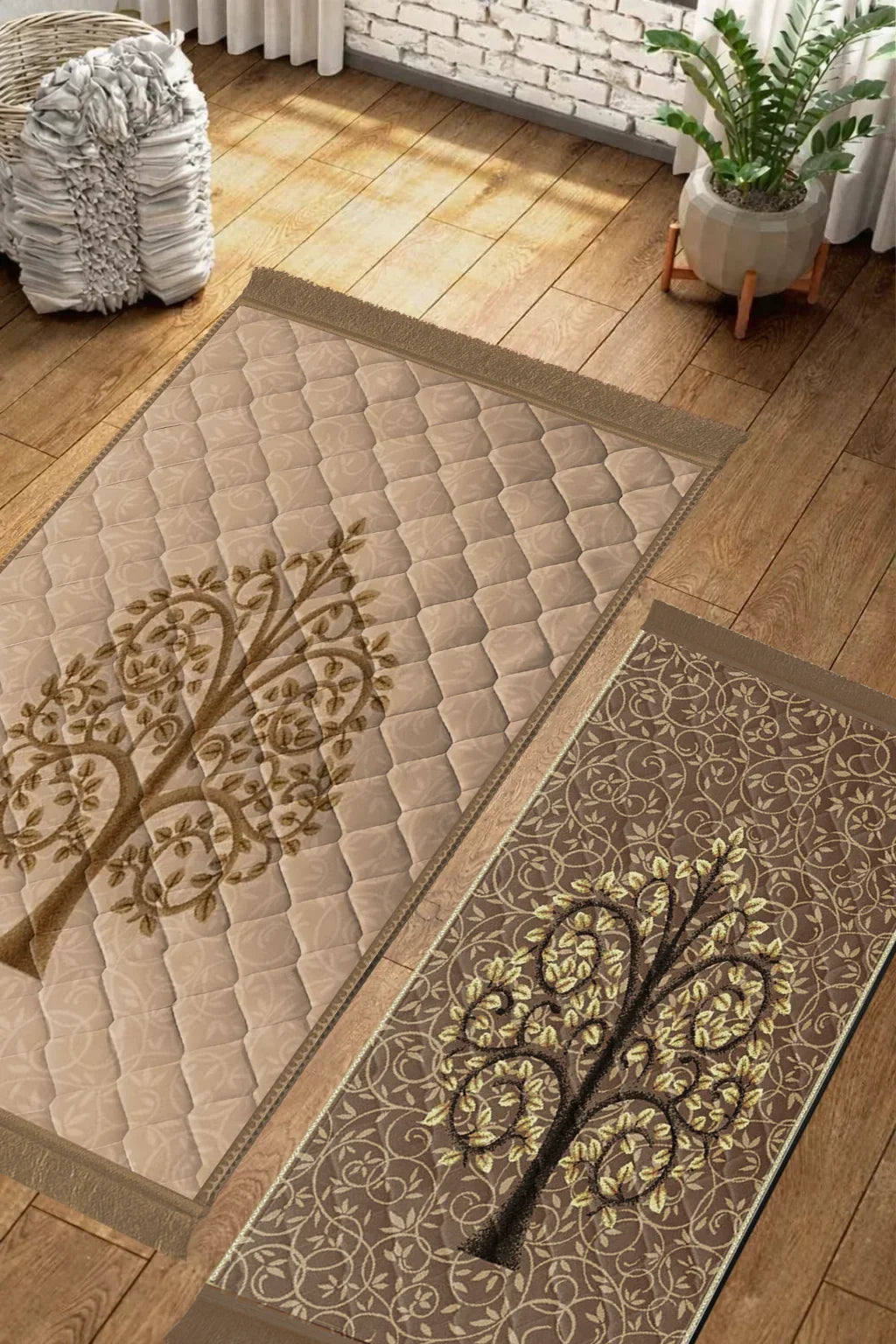 Beige 1 Flower - Couple Pack