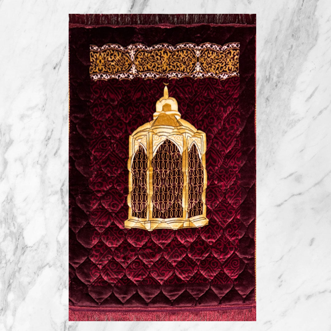 Premium Prayer Mat Online in Pakistan | Jaanamaz | Gold Series Jumbo Size | GS | 2116-F