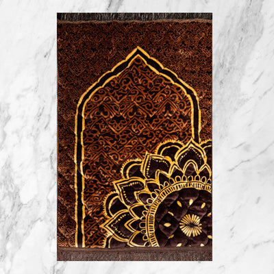 Premium Prayer Mat Online in Pakistan | Jaanamaz | Gold Series Jumbo Size | GS | 2115-N