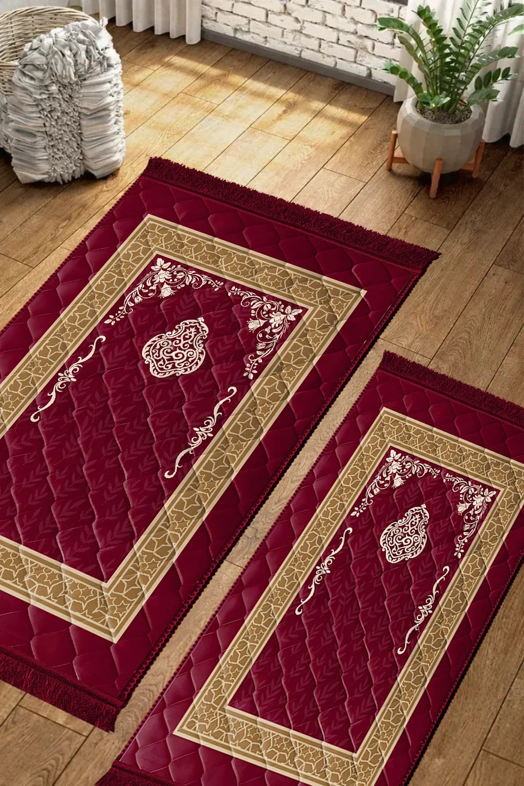 Mahroon Ghilaf e Kaaba - Couple Pack