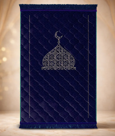 Mosque & Moon - Navy Blue