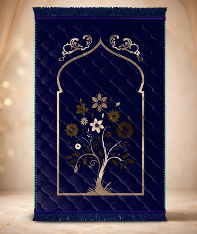 Colorfull Flower - Navy Blue