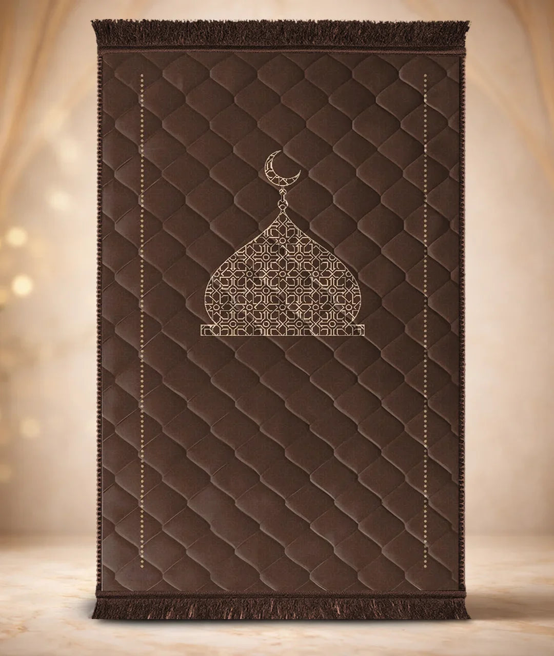 Light Brown Mosque & Moon - Exclusive
