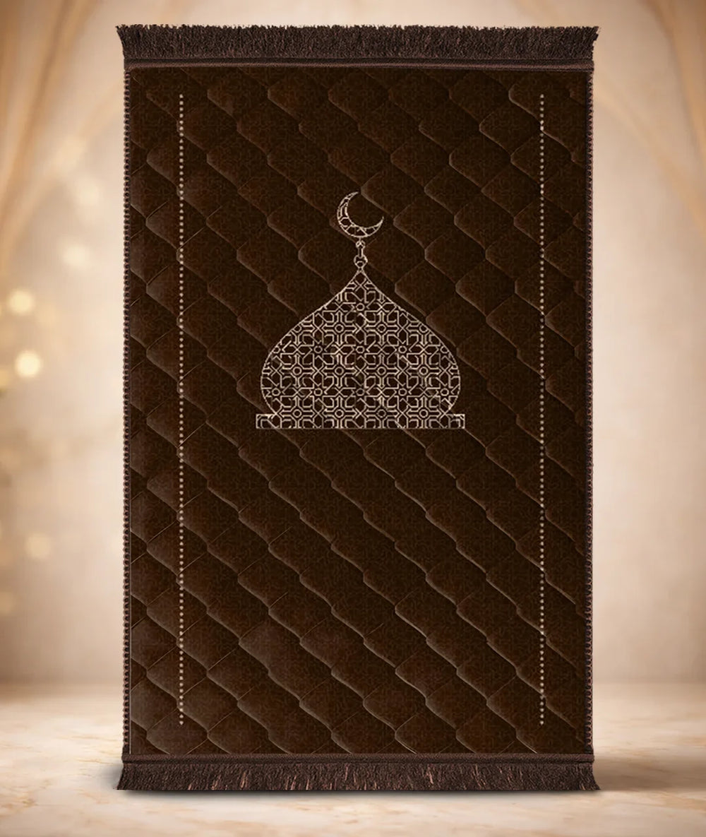 Mosque & Moon - Brown