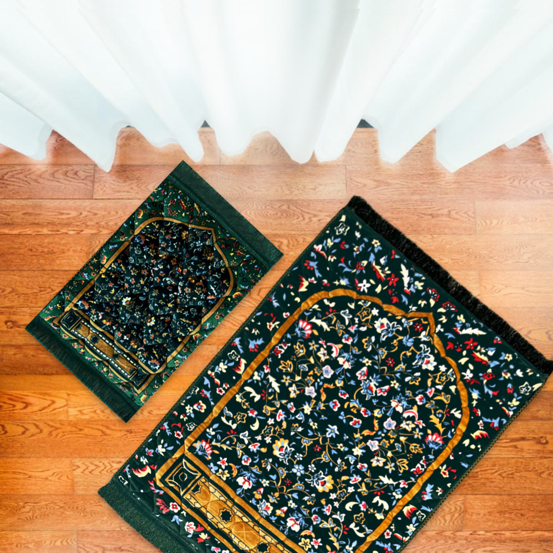 TWIN PACK | Green Mutli Flower  - 2115-I