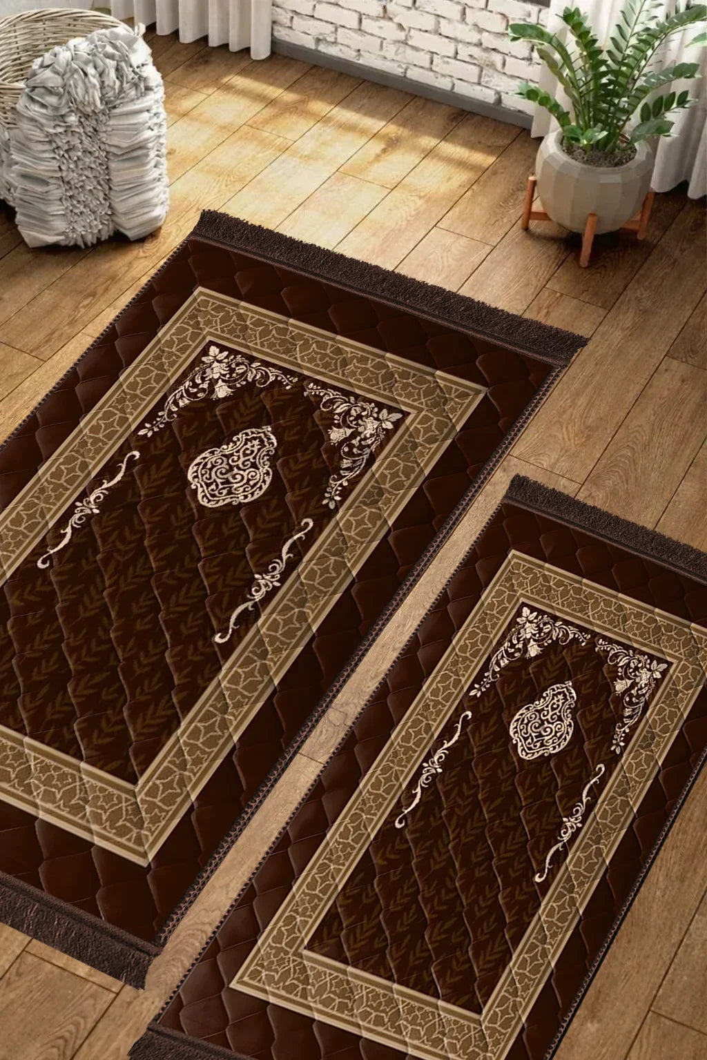 Brown Ghilaf e Kaaba - Couple Pack