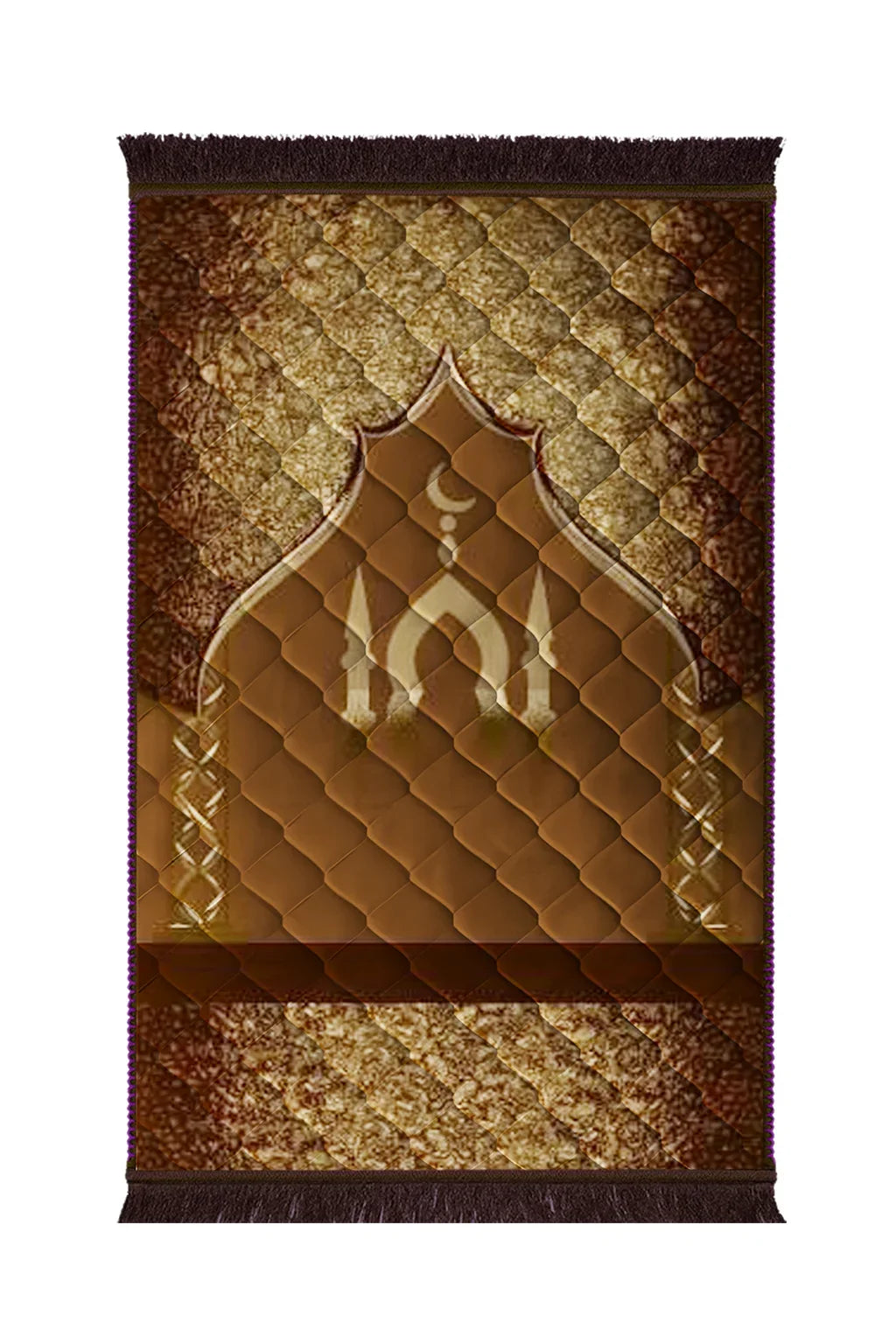 Brown Mosque Gumbad With Pillars - Lite