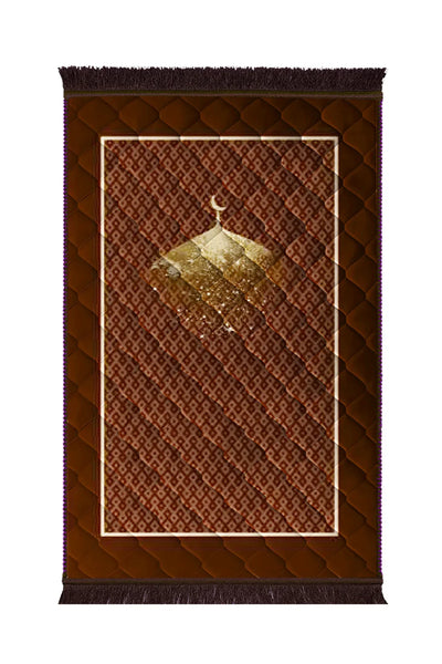 Gumbad With Moon With Shades - Brown