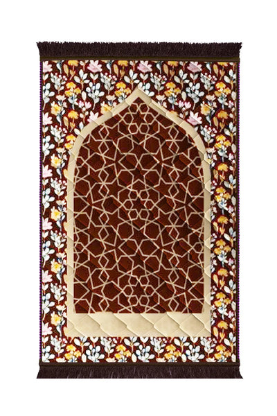 Gumbad And Flowers - Brown
