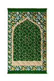 Gumbad And Flowers - Green
