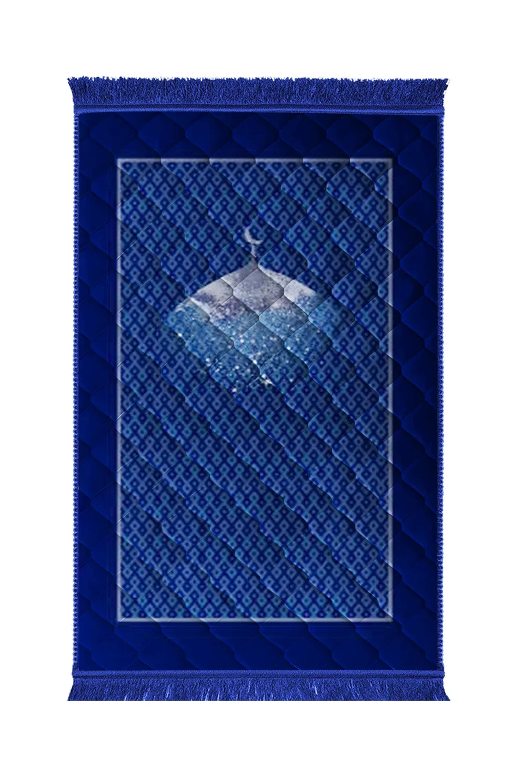 Gumbad With Moon With Shades - Navy Blue
