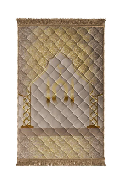 Mosque Gumbad With Pillars - Coffee