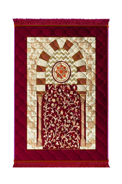 Pillar & Flower - Mahroon