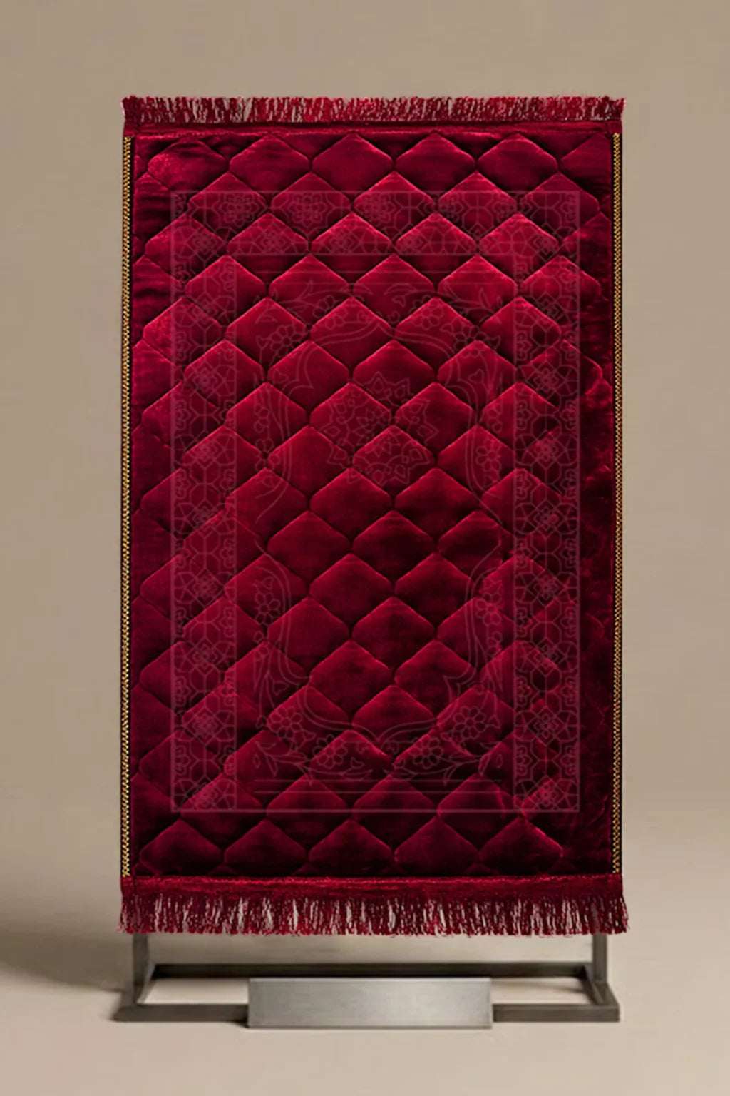 Mahroon Leaves & Flowers - Budget Series Embossed