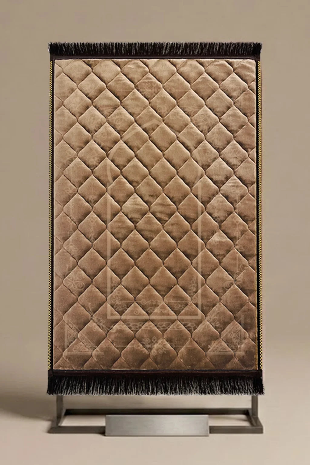 Light Brown Mosque & Flowers - Budget Series Embossed