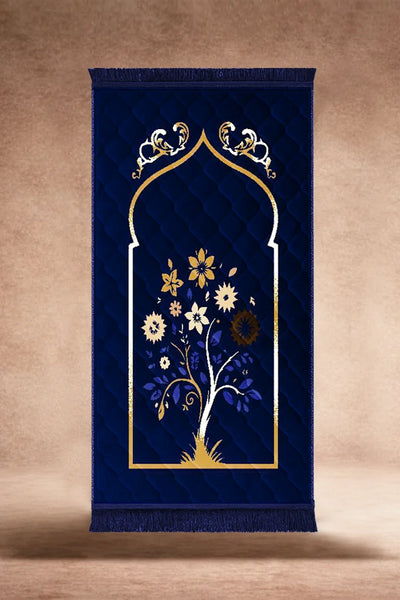 Colorfull Flower - Navy Blue