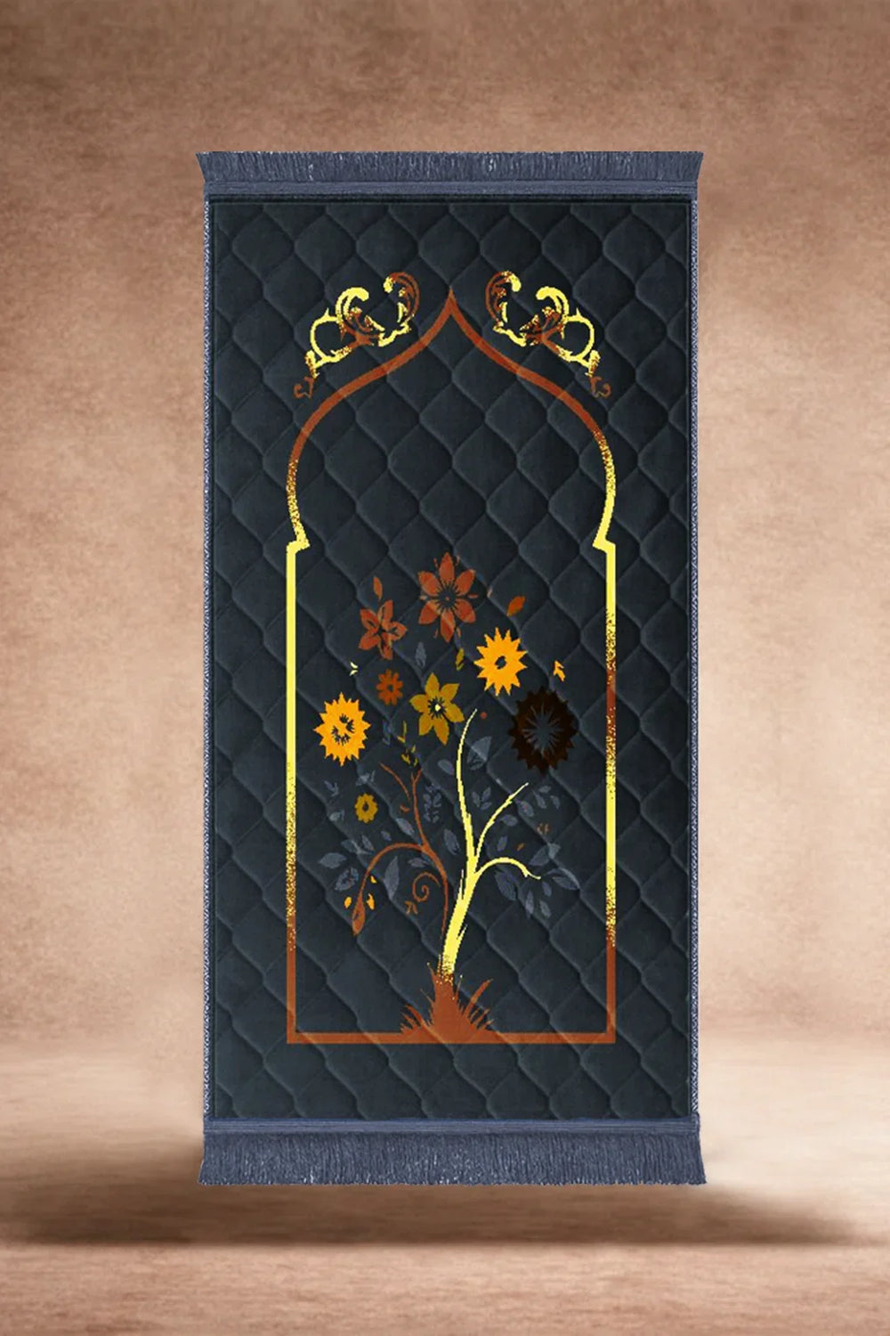 Colorfull Flower - Grey