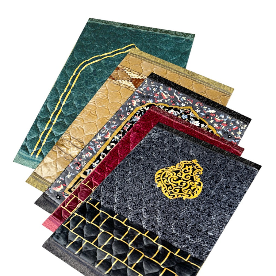GOLD SERIES PRAYER MAT BUNDLE HAJJ DEAL 10 PIECES